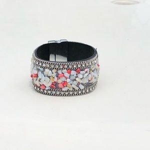 Jewelry - Coral Chain-link & beaded Ariel inspired bracelet Jewelry - Coral Chain-link & beaded Ariel inspired bracelet